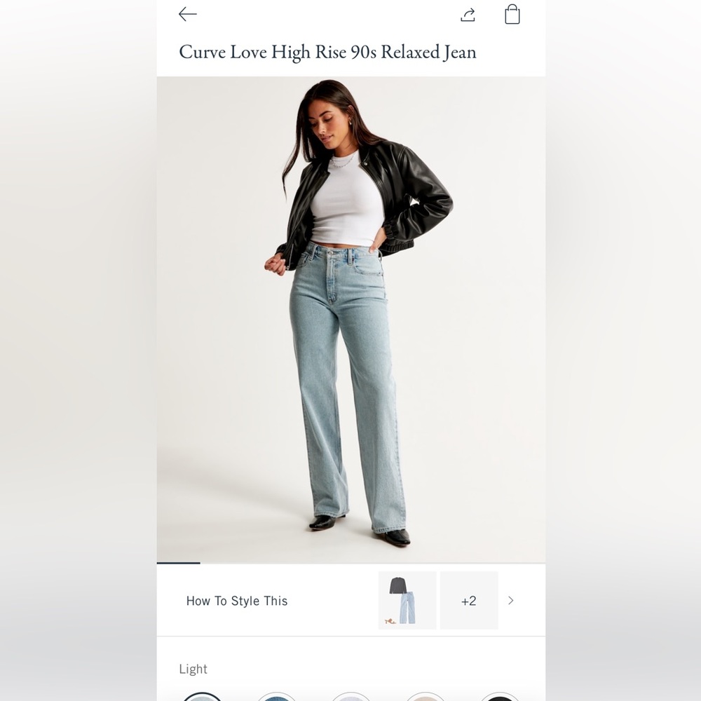 Abercrombie 90s jeans